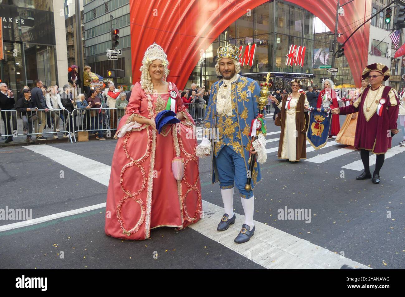 2024 new york columbus day parade hires stock photography and images