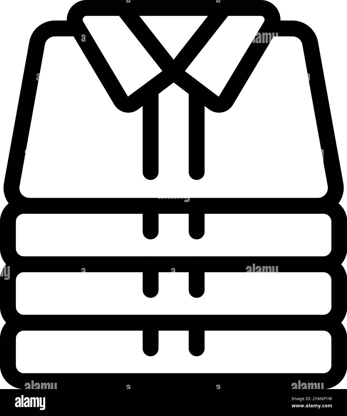 Ironed white shirt Stock Vector Images - Alamy