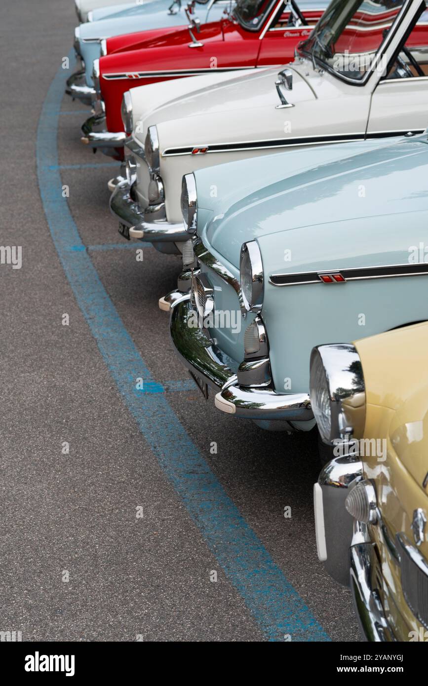 Italy, Lombardy, Meeting of Vintage Cars, Autobianchi Bianchina Stock Photo