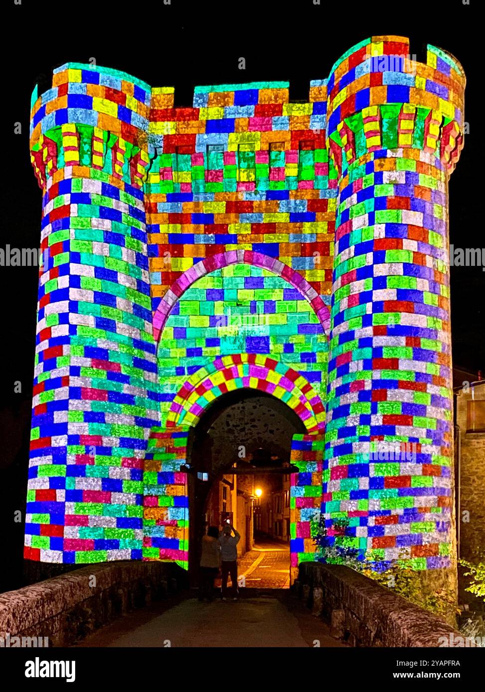 Saint Jacques Tower, Parthenay France - Smartphone Captured Stock Image