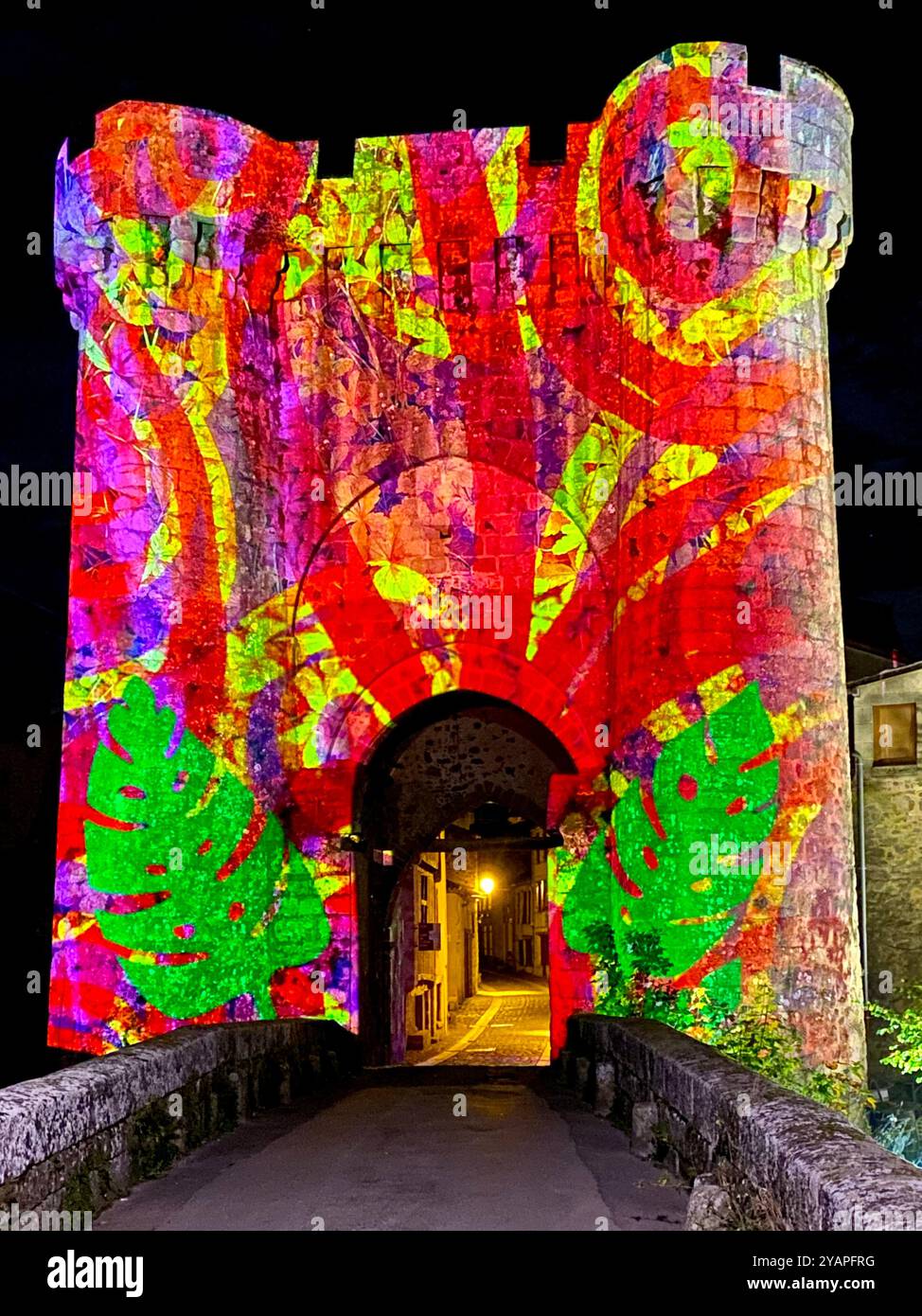 Saint Jacques Tower, Parthenay France - Smartphone Captured Stock Image