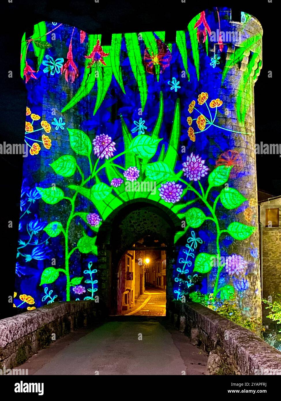 Saint Jacques Tower, Parthenay France - Smartphone Captured Stock Image