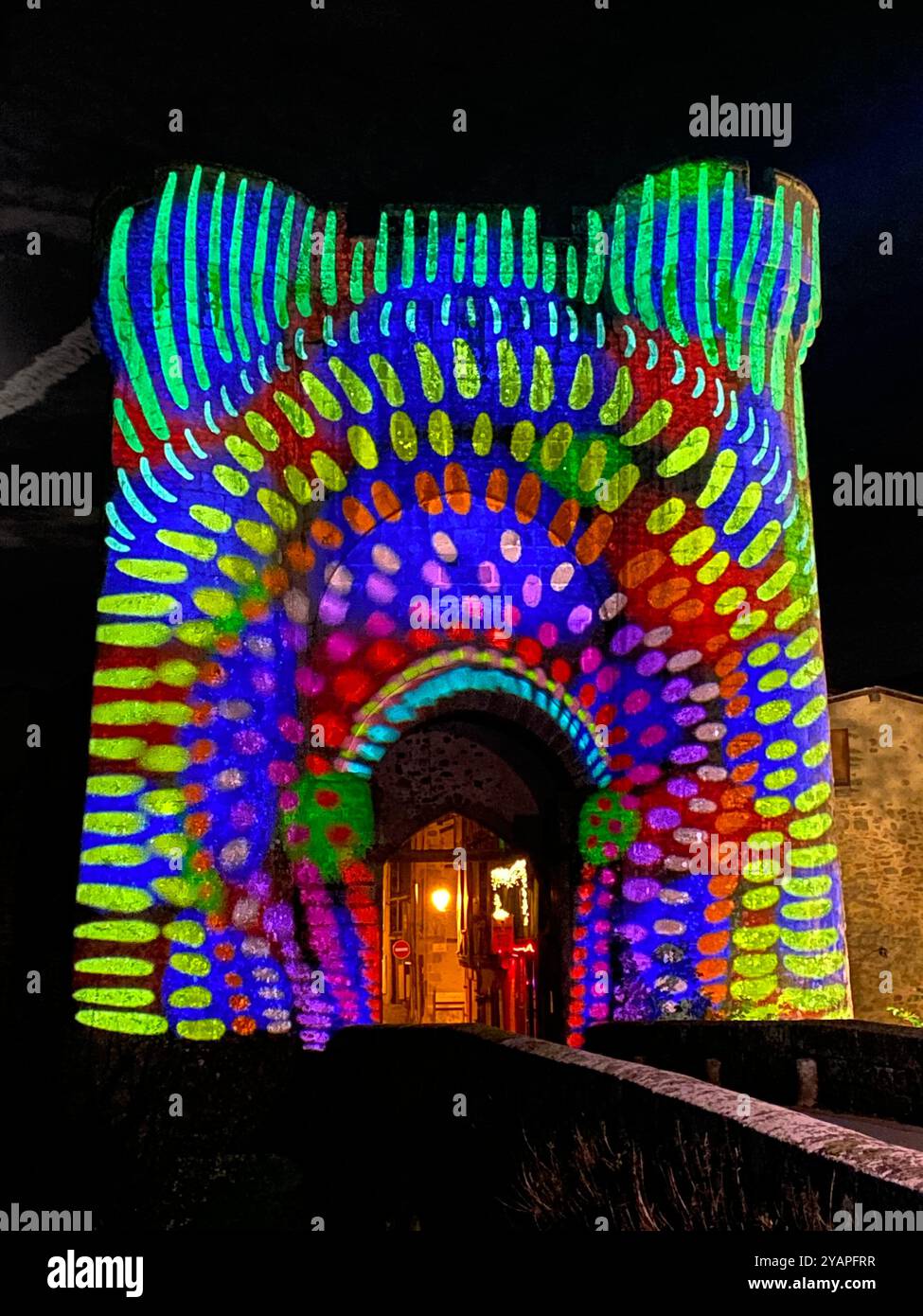 Saint Jacques Tower, Parthenay France - Smartphone Captured Stock Image