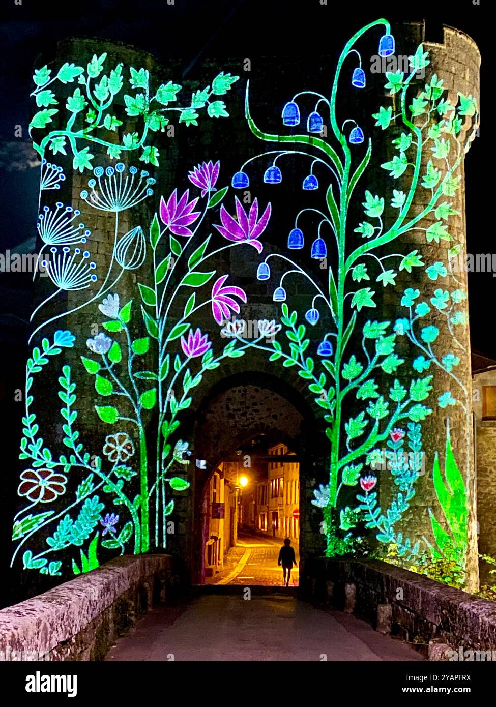 Saint Jacques Tower, Parthenay France - Smartphone Captured Stock Image