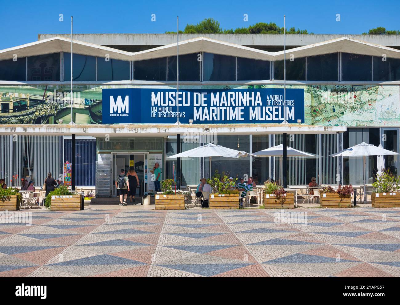 Museu de Marinha (maritime museum) dedicated to the history of navigation in Portugal, Belem, Lisbon, Portugal Stock Photo