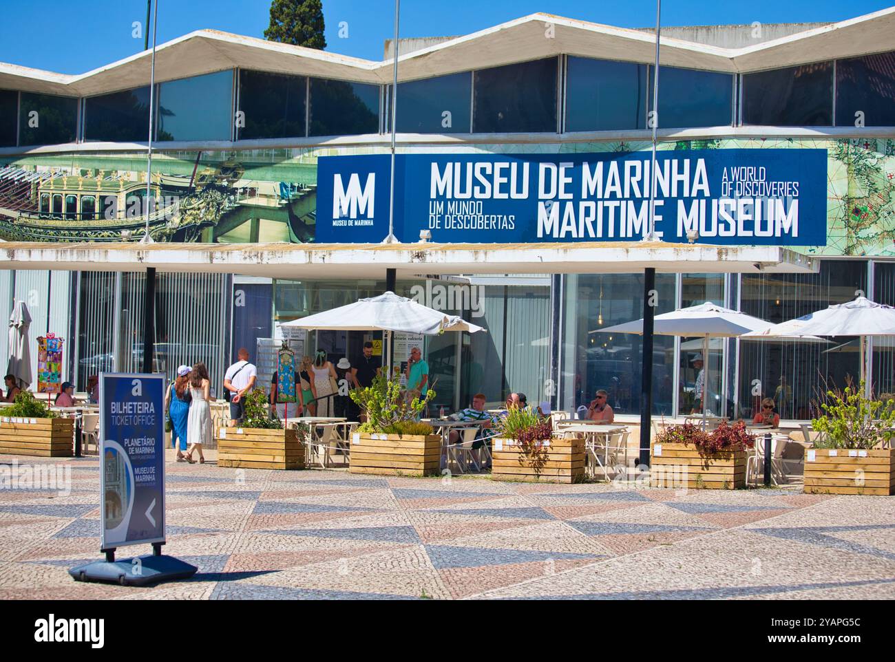 Museu de Marinha (maritime museum) dedicated to the history of navigation in Portugal, Belem, Lisbon, Portugal Stock Photo