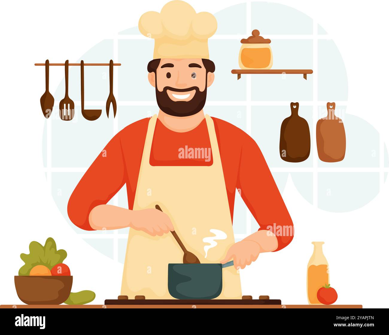 Bearded food Stock Vector Images - Alamy
