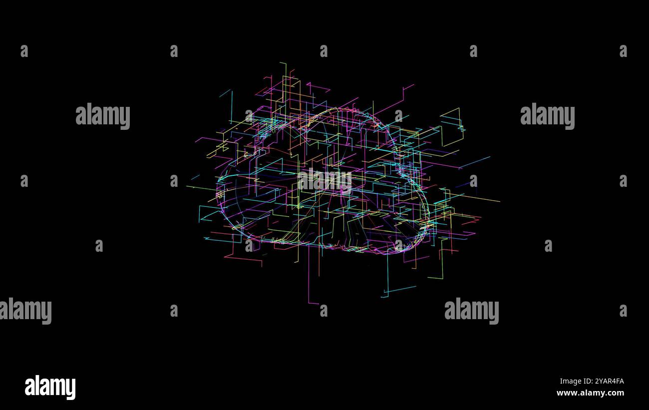 cloud computing network conception, 3D illustration Stock Photo - Alamy