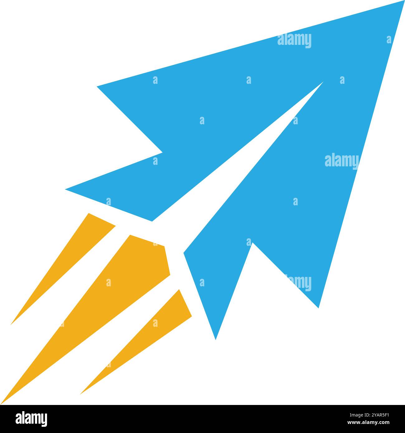 Rocket logo icon design template Stock Vector