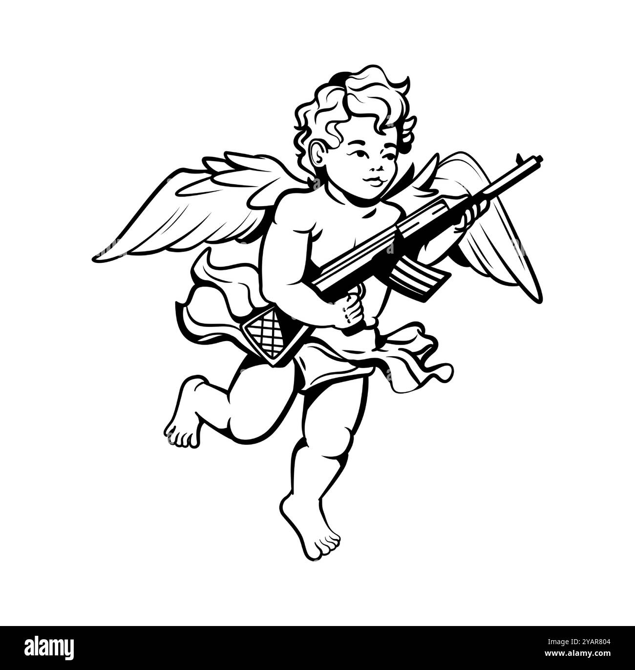 Gangster cupid Black and White Stock Photos & Images Alamy