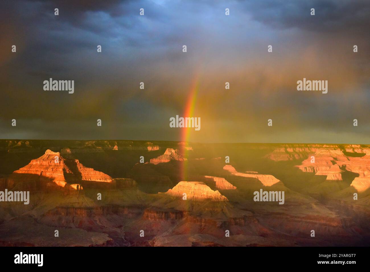 Grand Canyon Rainbow Stock Photo - Alamy