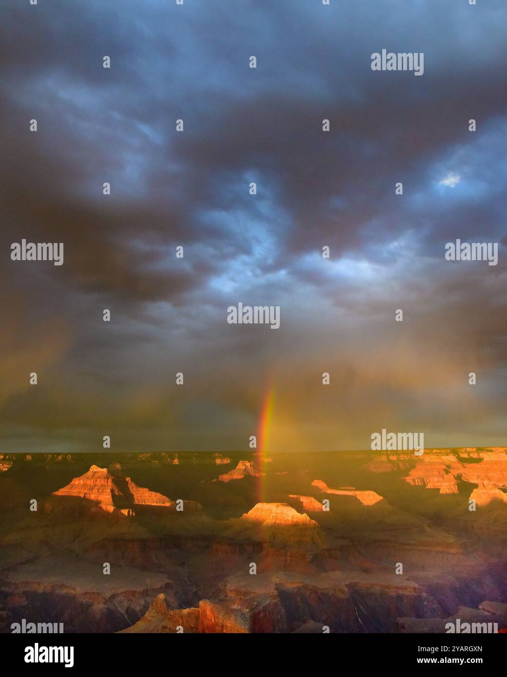 Grand Canyon Rainbow Stock Photo - Alamy
