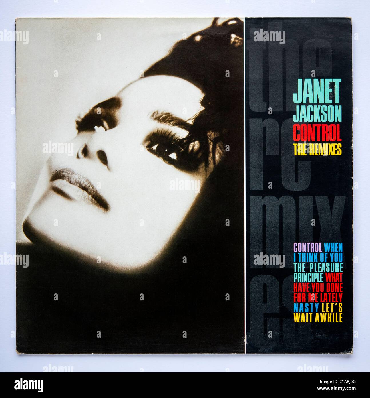 Janet Jackson Vintage Poster 美品 Vintage Original 1990s Janet Jackson Rhythm Nation Poster