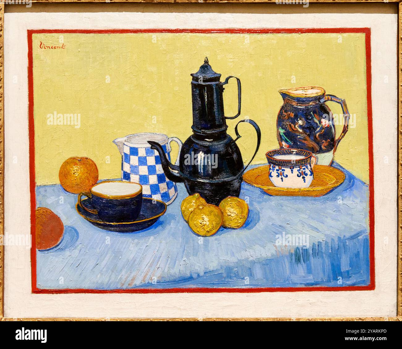 Still Life with Coffee Pot, 1888, Vincent Van Gogh (1853