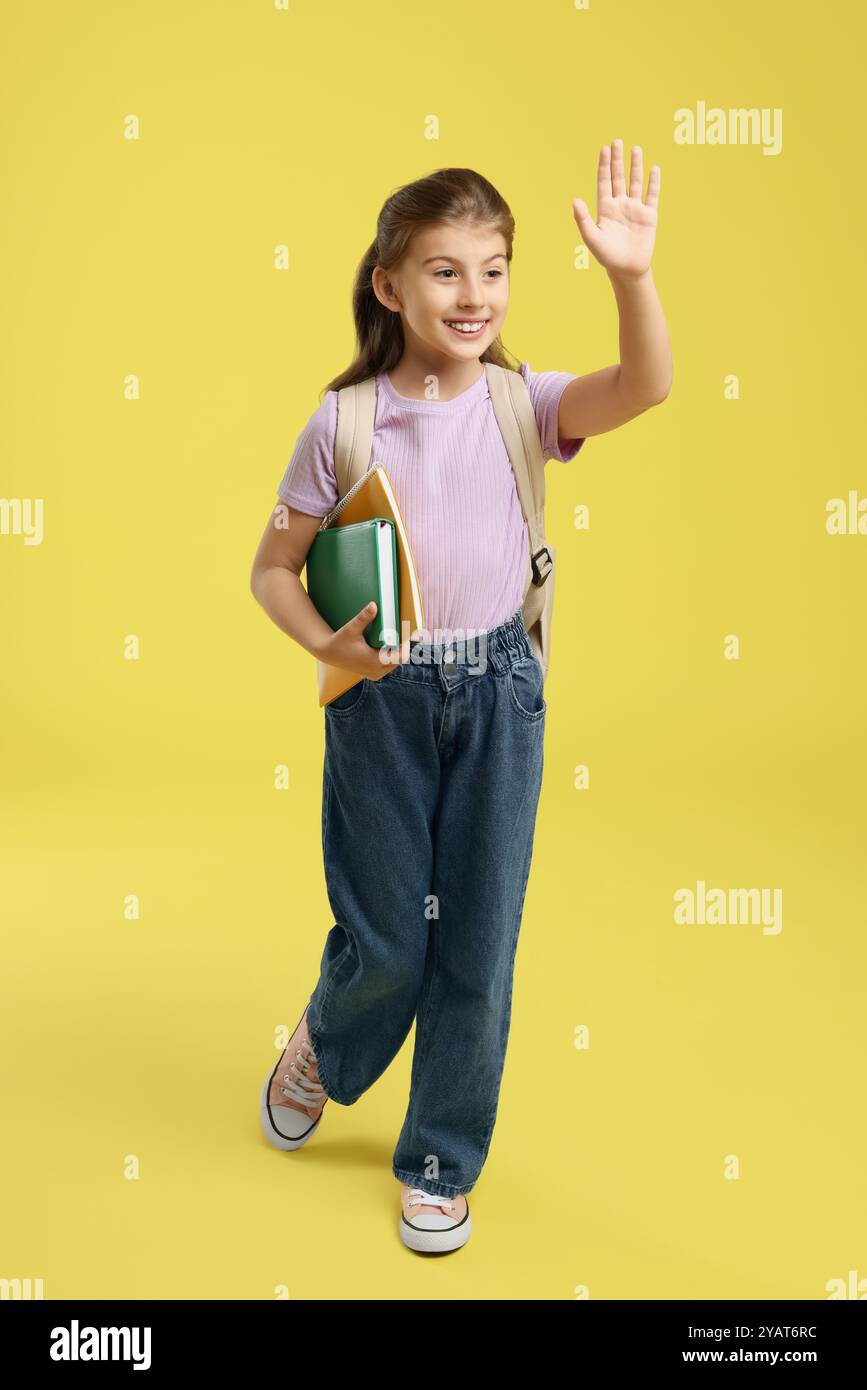 Portrait preteen girl waving hi-res stock photography and images - Alamy