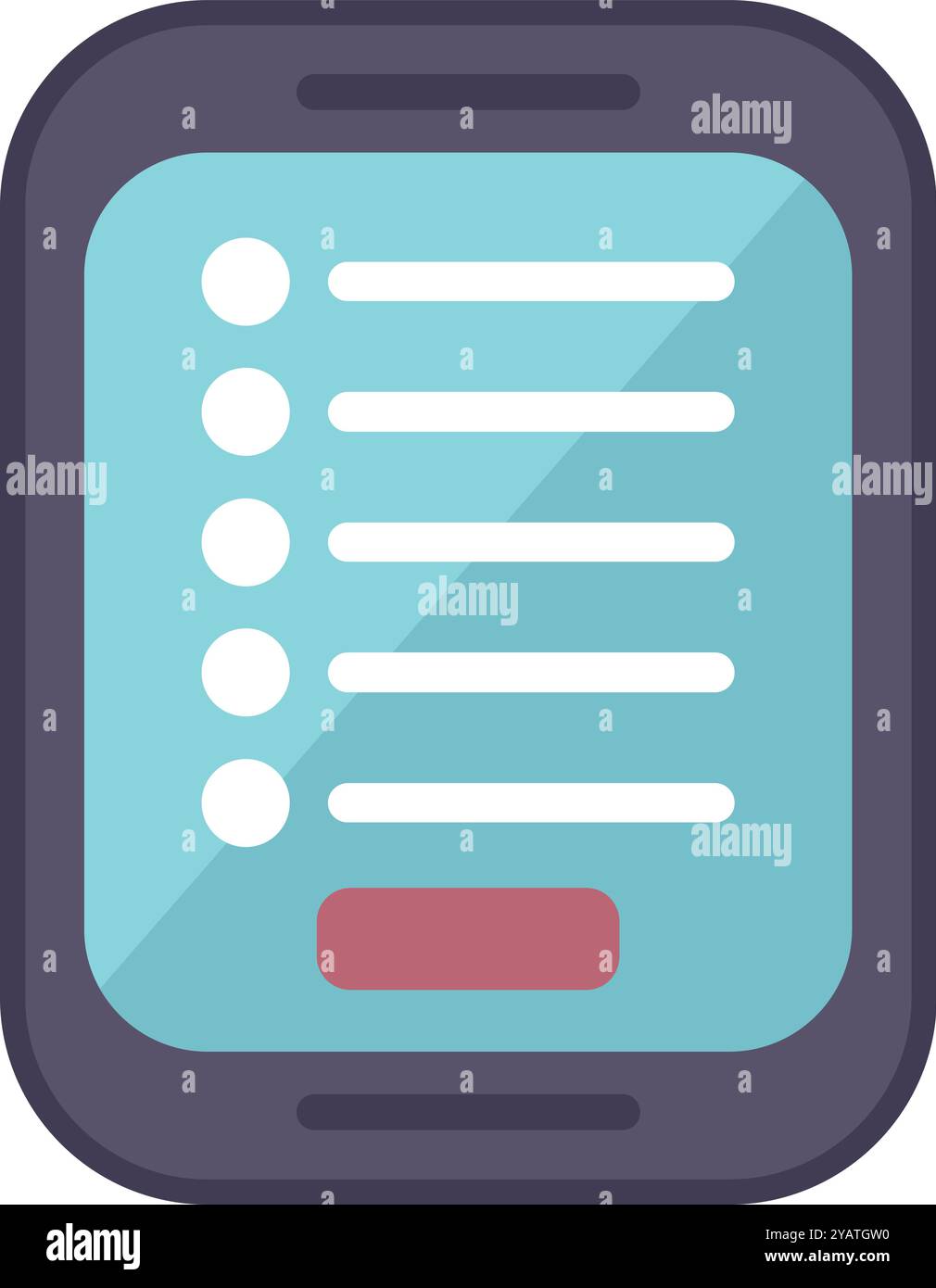 To Do Task Buttons Modern smartphone is displaying a to do list with checkboxes and ...