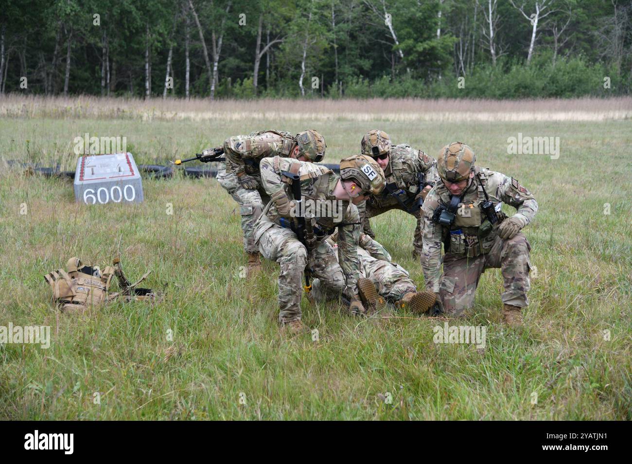 Security forces specialists assigned to the 148th Fighter Wing ...