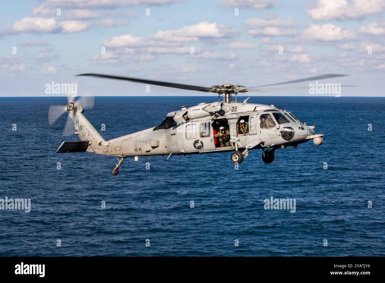 Hsc Ocean An MH-60S Seahawk, assigned to Helicopter Sea Combat Squadron 26 (HSC ...