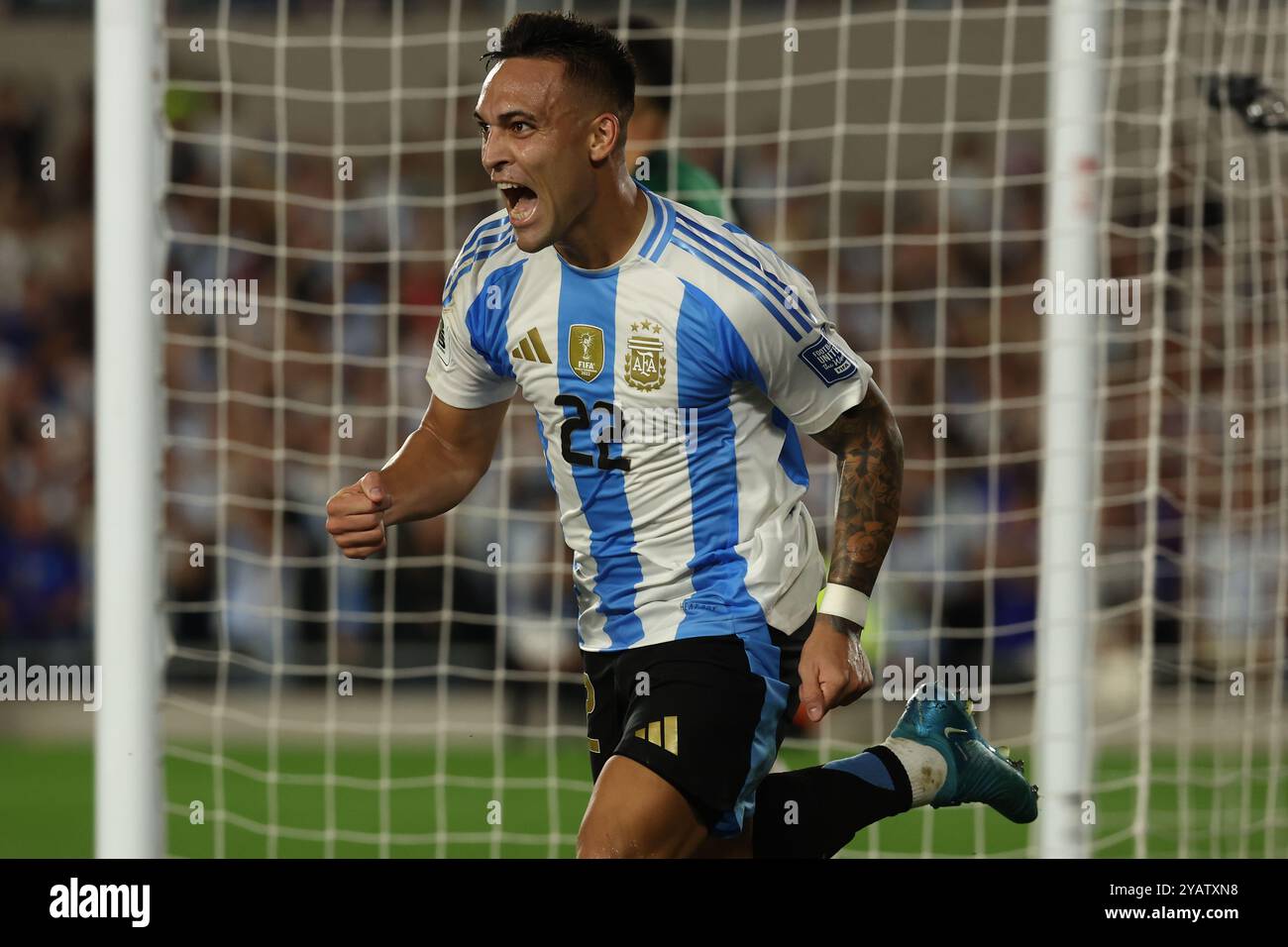Argentina s Forward Lautaro Martinez Celebrates After Scoring The Team argentina-s-forward-lautaro-martinez-celebrates-after-scoring-the-team