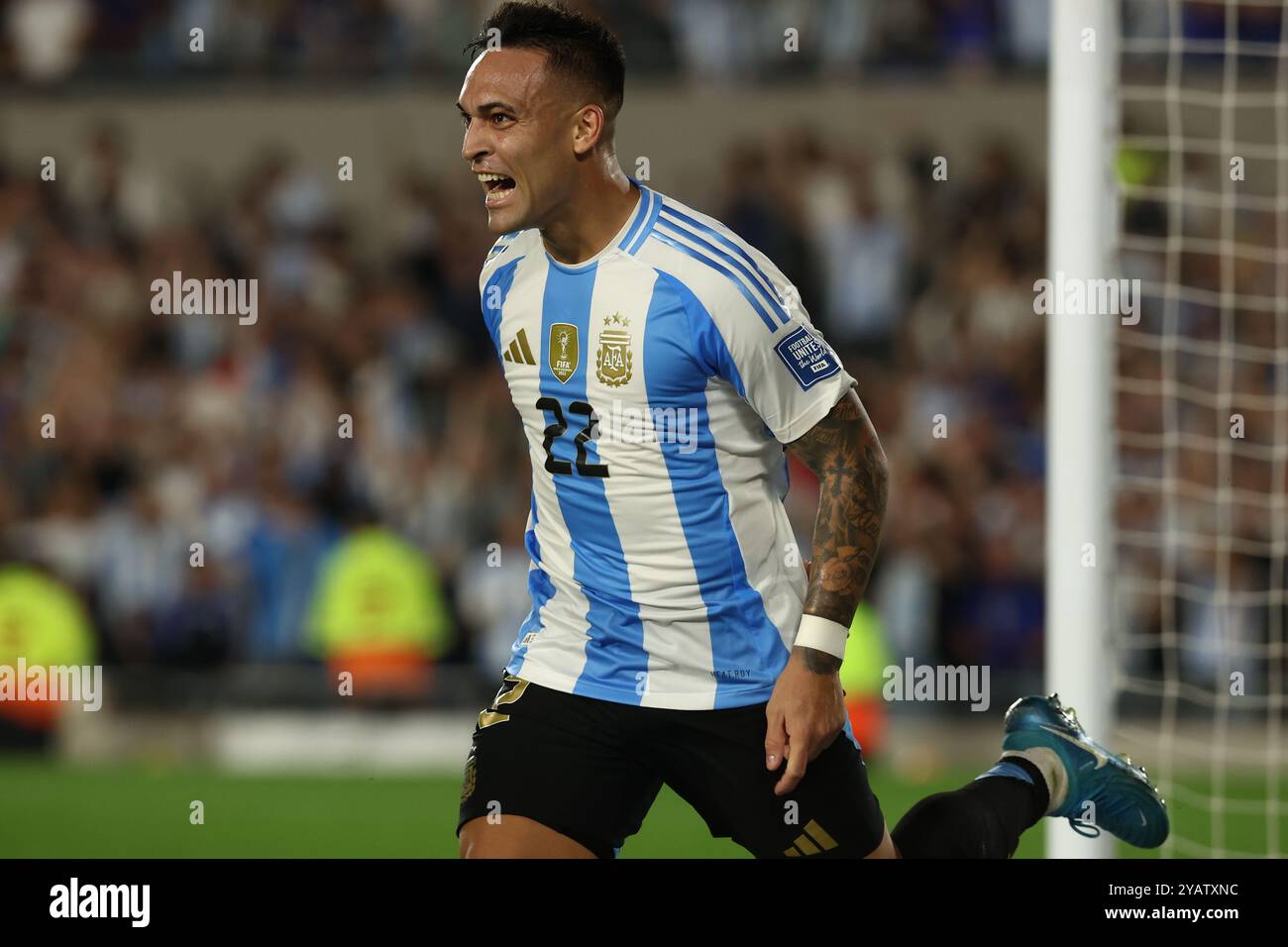 Argentina s Forward Lautaro Martinez Celebrates After Scoring The Team argentina-s-forward-lautaro-martinez-celebrates-after-scoring-the-team