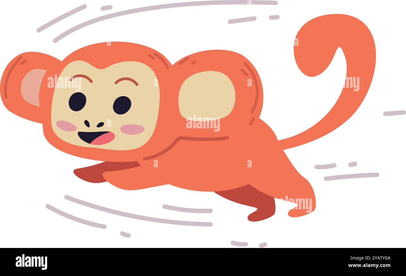 cartoon cute monkey icon Stock Vector Image & Art - Alamy