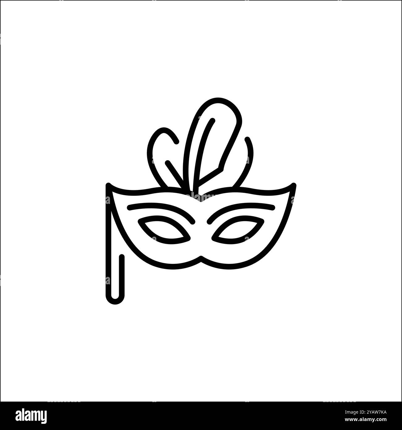 venetian-mask-icon-stock-vector-image-art-alamy