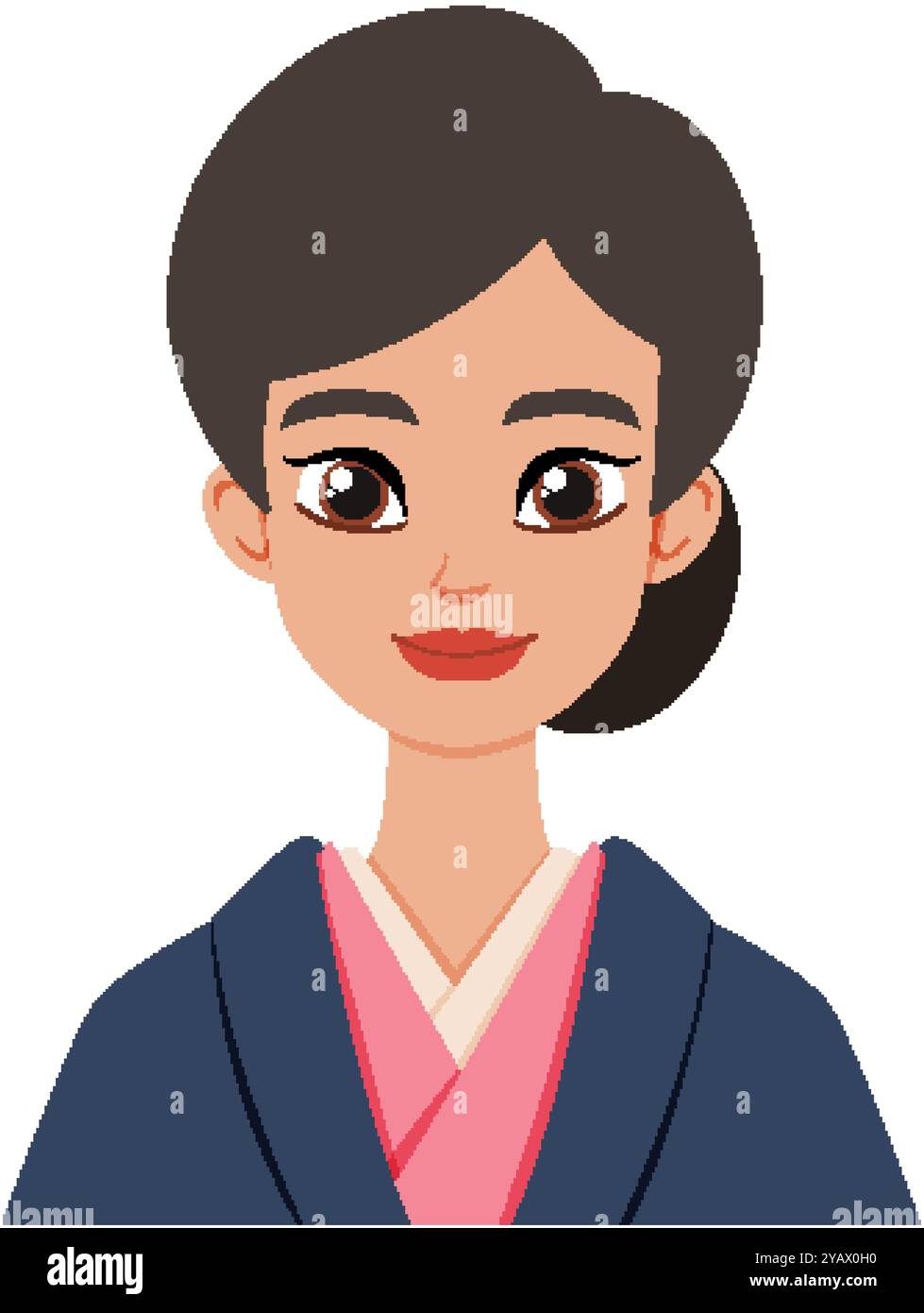 Illustration of a woman in traditional clothing Stock Vector Image ...