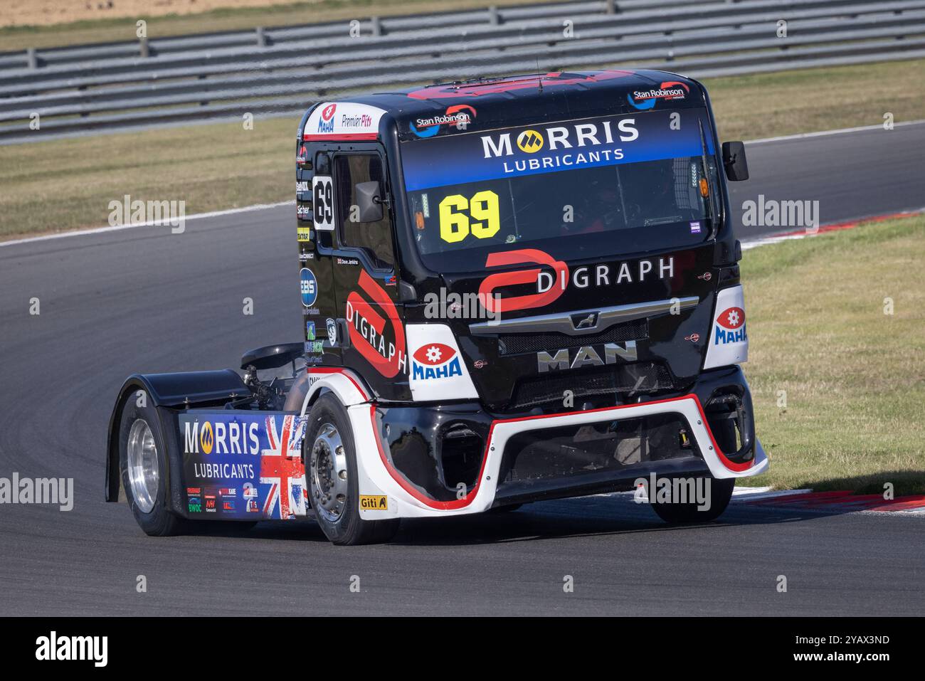David Jenkins in his MAN TGS during the 2024 British Truck Racing ...