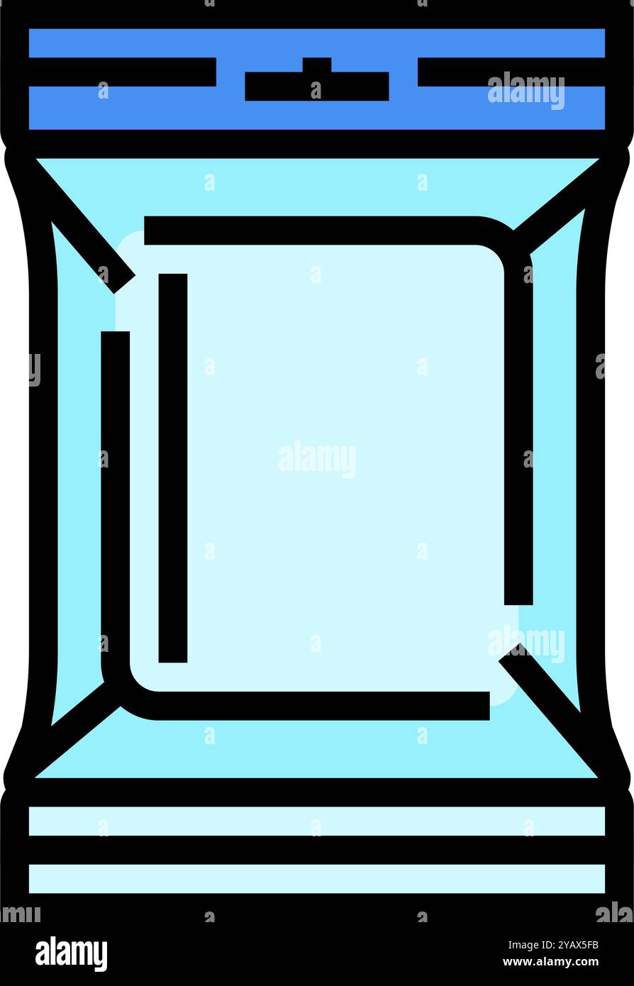 sachet plastic package color icon vector illustration Stock Vector ...