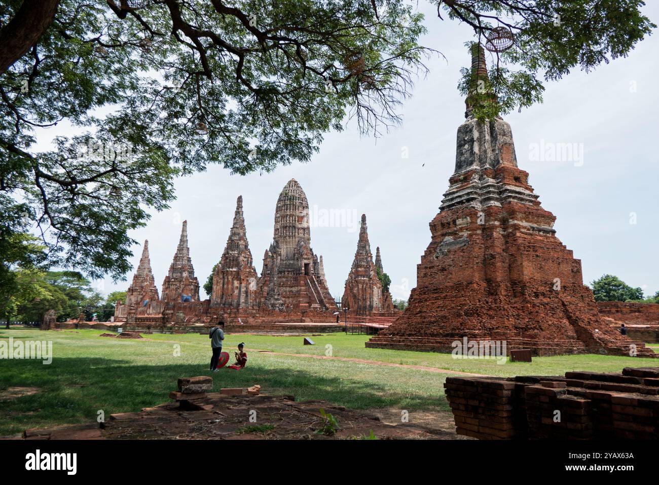 view-of-wat-chaiwatthanaram-temple-in-ayutthaya-thailand-asia-thai