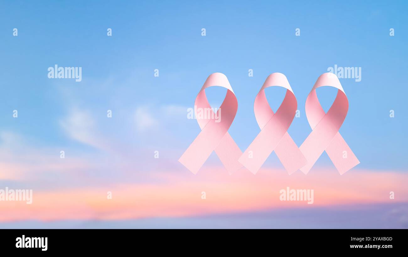 Peach Cancer Ribbons Public health awareness ribbons hi-res stock photography and images - Alamy