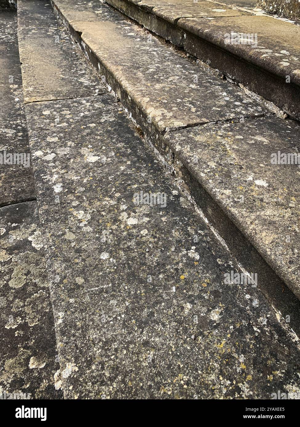 Old stone steps perspective pattern full frame background close up. A mobile phone photo with some phone or tablet post processing. - Smartphone Captured Stock Image