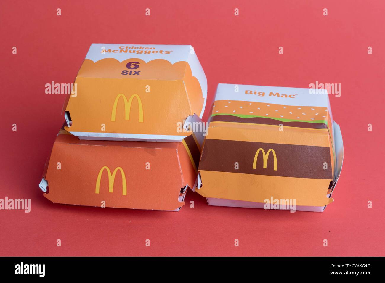 London, United Kingdom, 14th October 2024 A view of a McDonalds Big