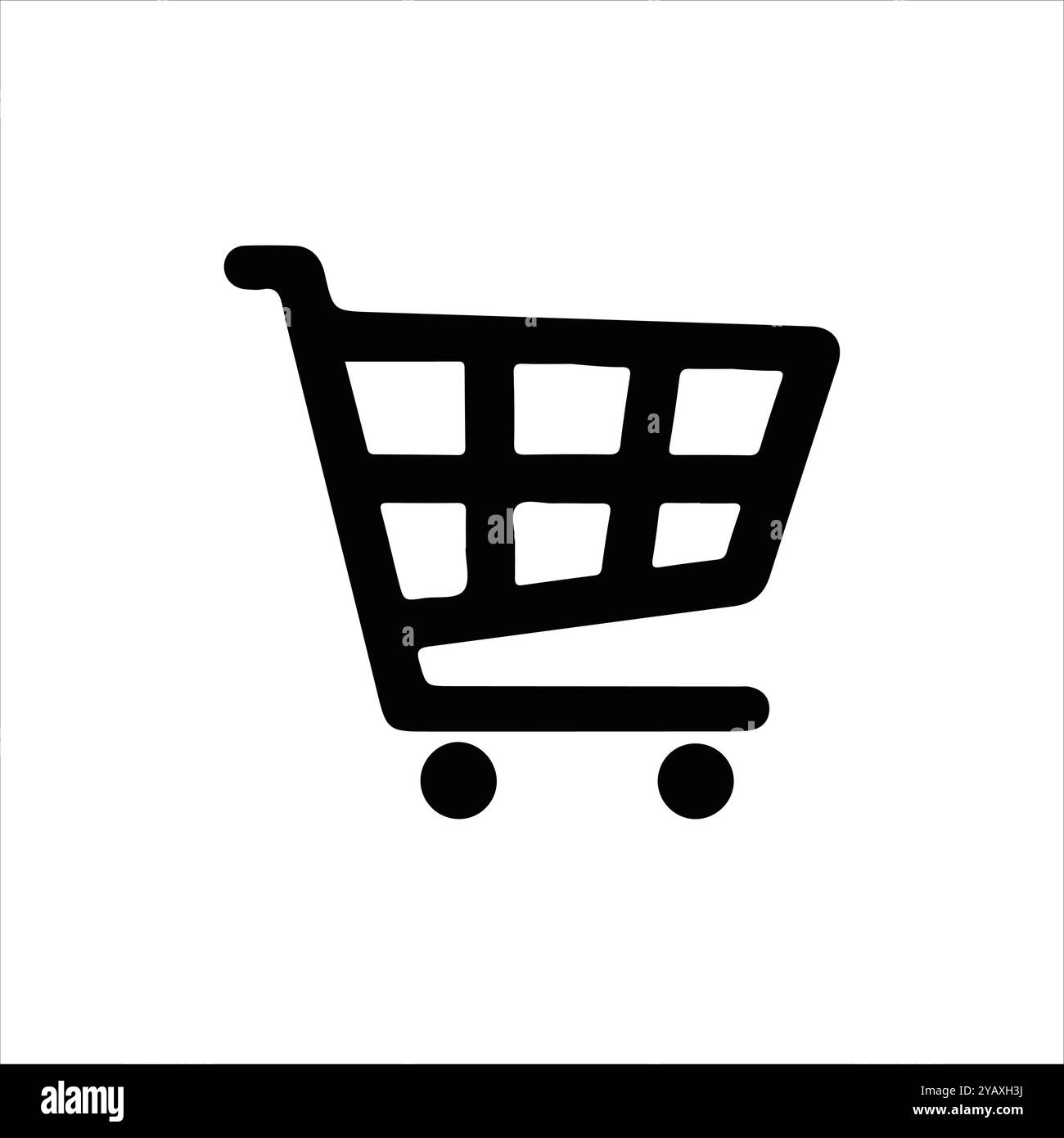 Shopping cart line art icon for apps and websites Stock Vector Image ...