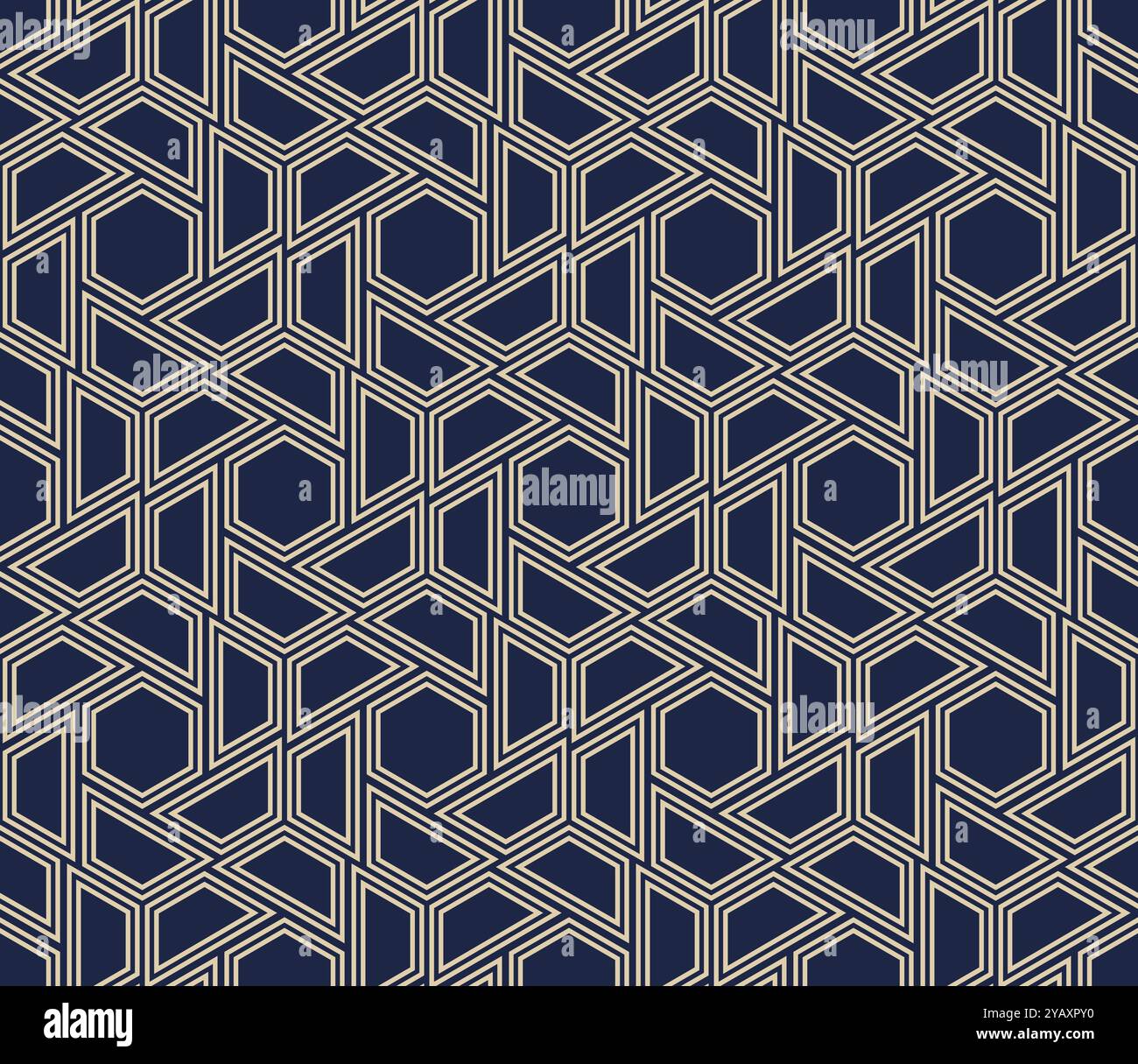 The geometric pattern with lines. Seamless vector background. Blue and ...