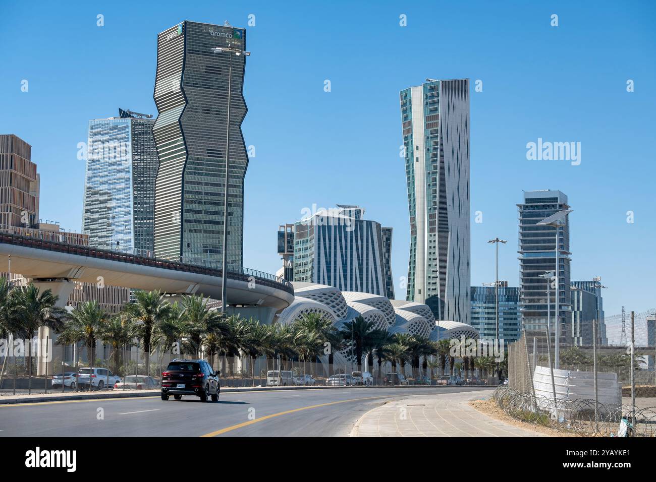 King Abdullah Financial District Riyadh. know as KAFD Stock Photo