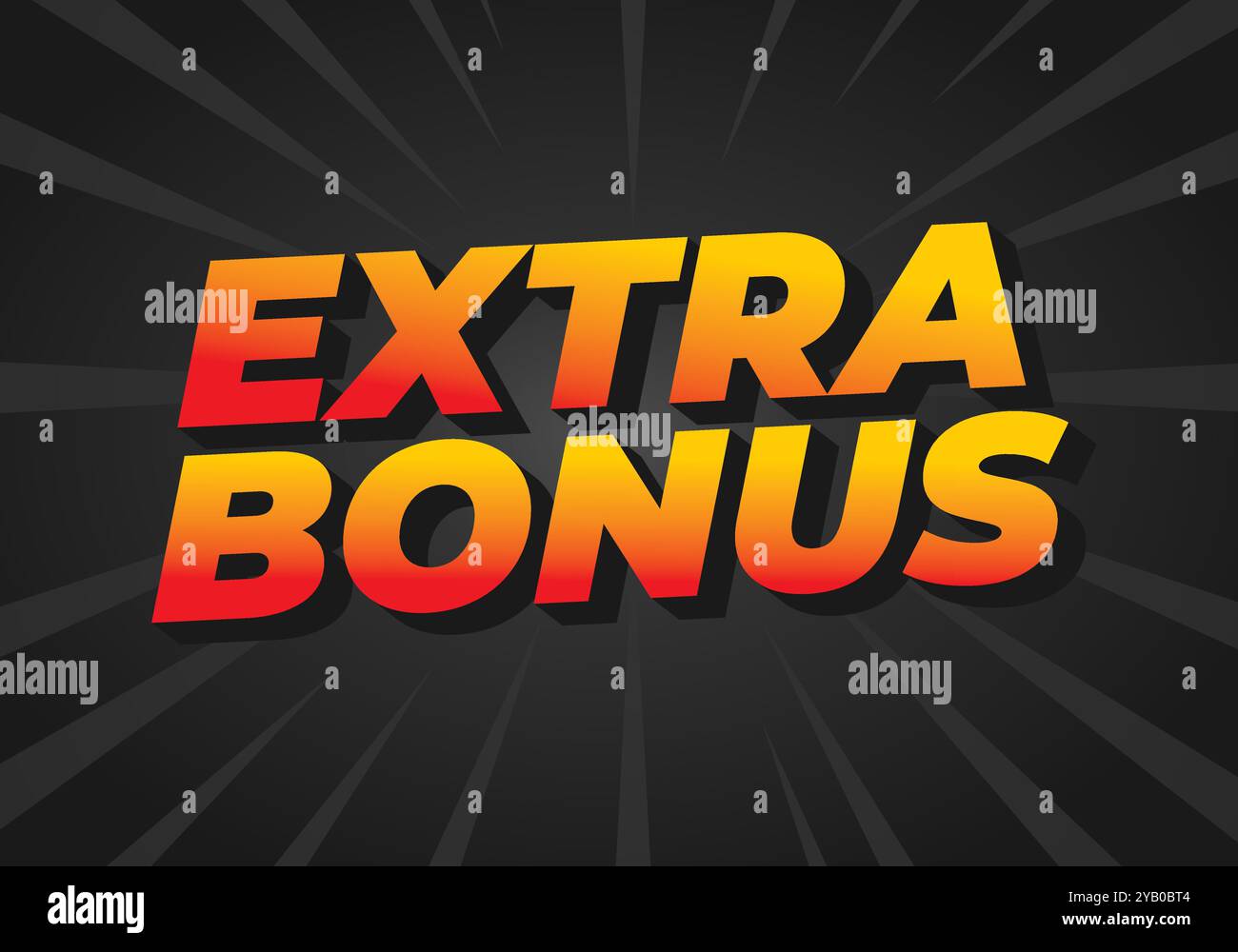 Extra bonus. Text effect design in 3D style for social media or ...