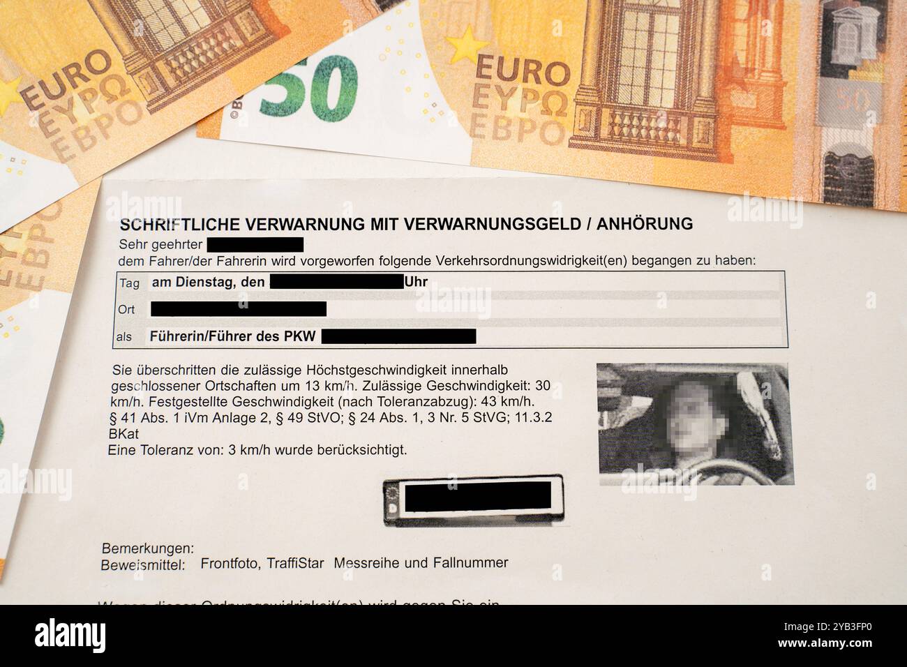 Strafe Zeichen Verkehrspolizei zeichen hi-res stock photography and images - Alamy