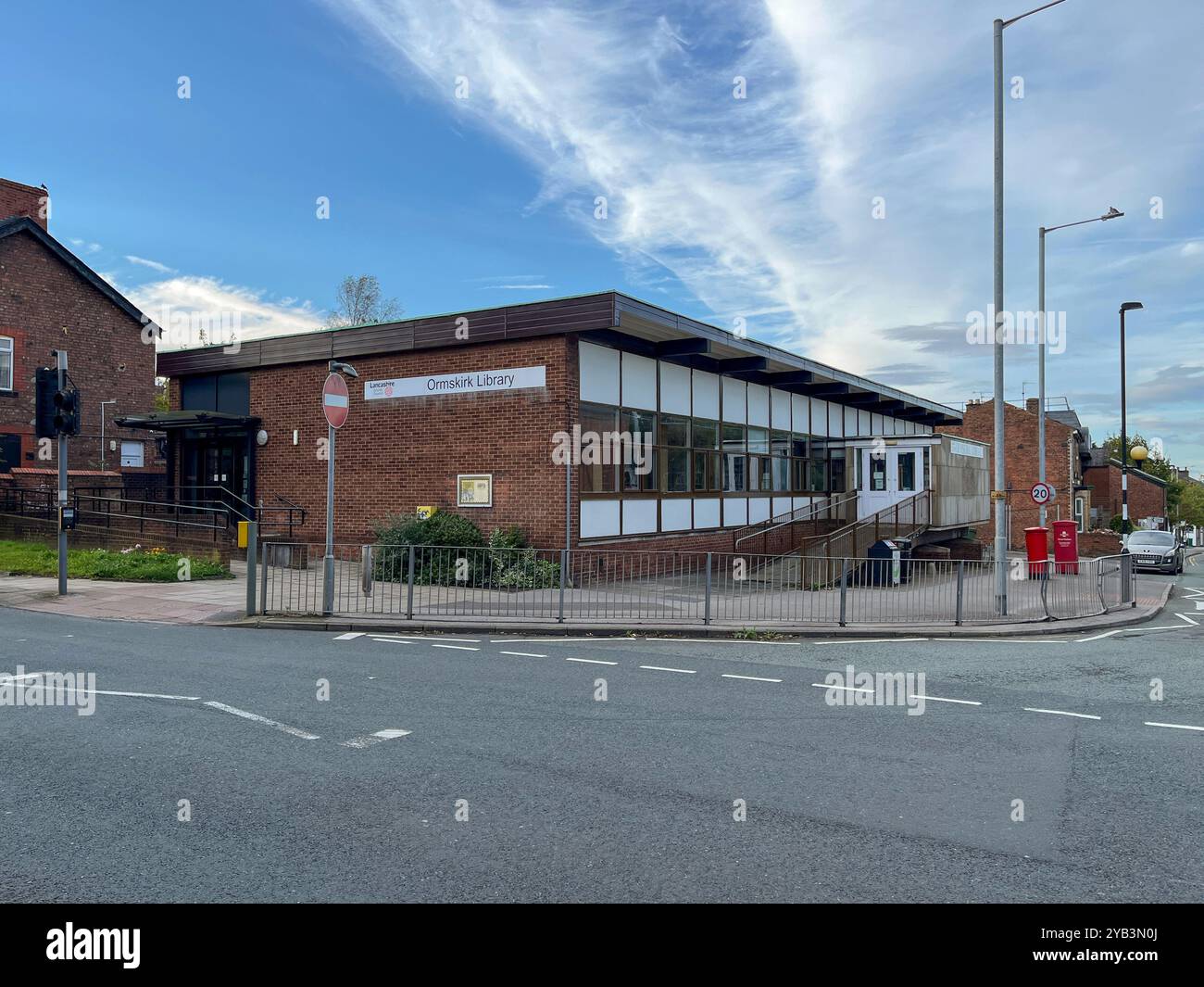 Ormskirk is a market town in West Lancashire, England, 13 miles north of Liverpool, 11 miles northwest of St Helens, 9 miles southeast of Southport an - Smartphone Captured Stock Image