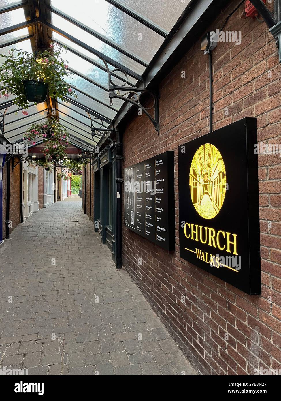 Ormskirk is a market town in West Lancashire, England, 13 miles north of Liverpool, 11 miles northwest of St Helens, 9 miles southeast of Southport an - Smartphone Captured Stock Image