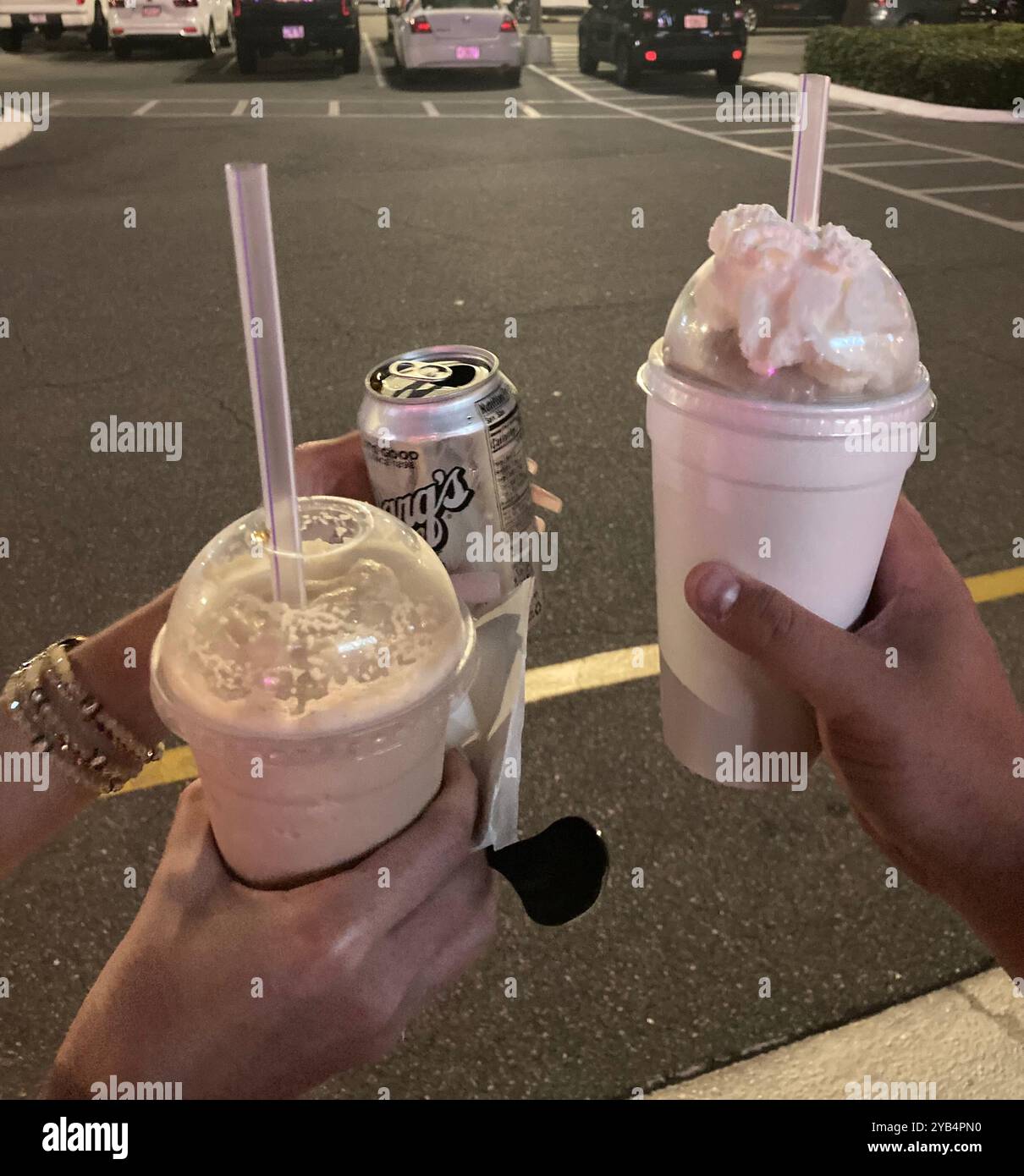 Ice cream at the beach - Smartphone Captured Stock Image