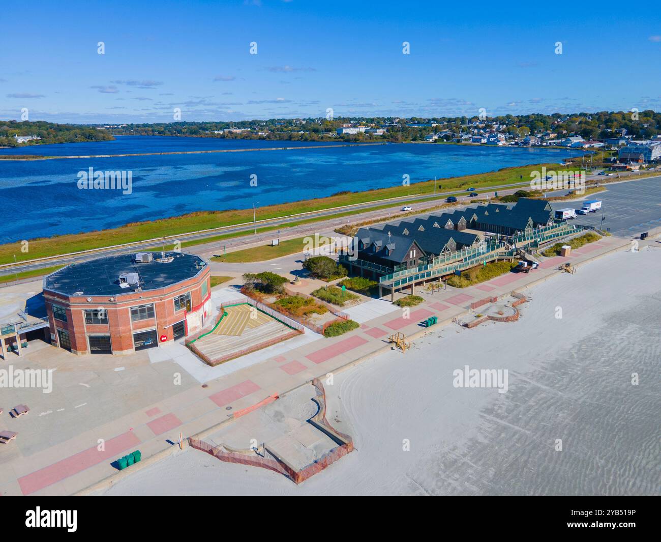 Rhody surf school aerial view hi-res stock photography and images - Alamy