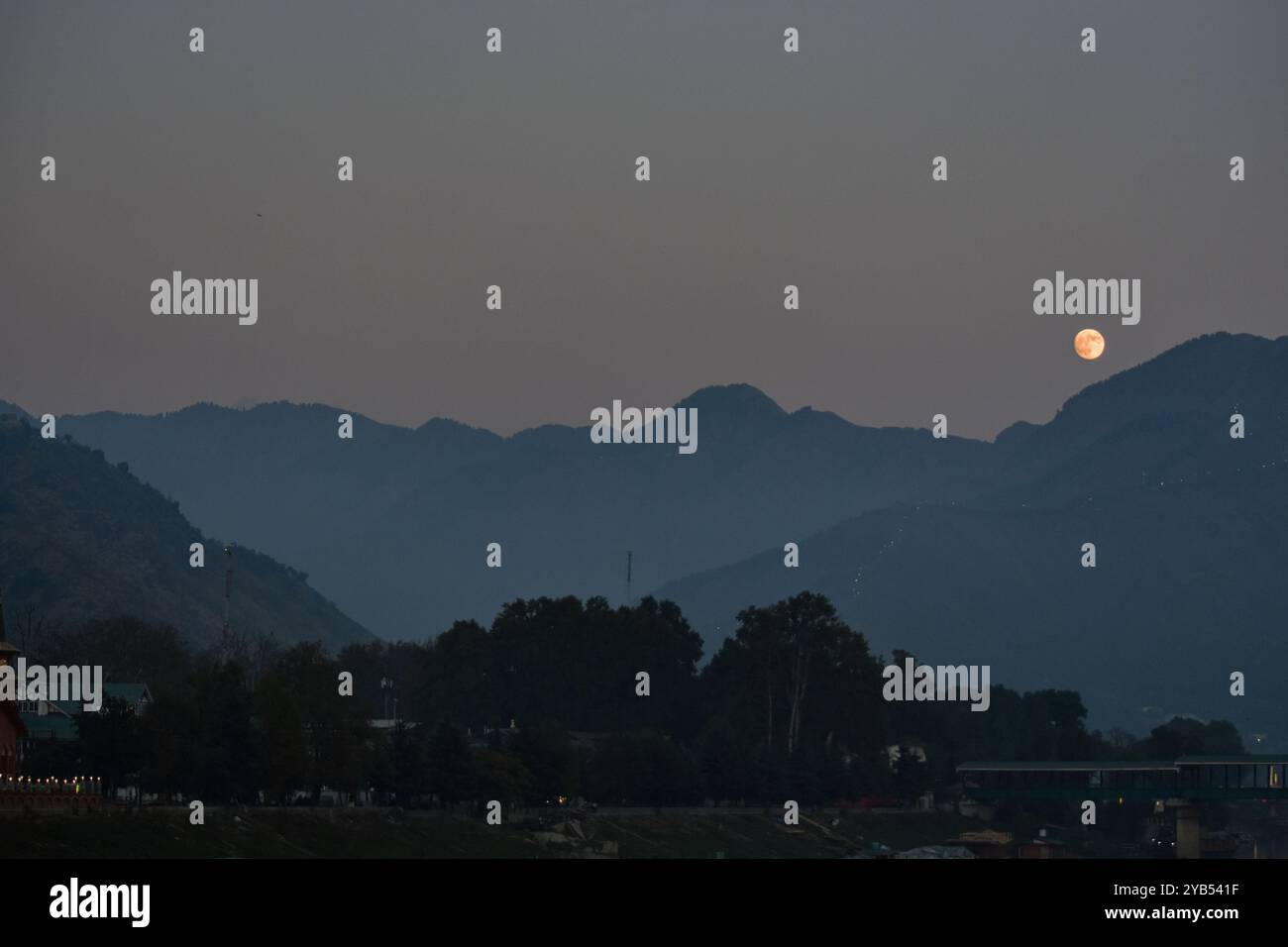 The biggest and the brightest super moon also known as Hunter's moon ...