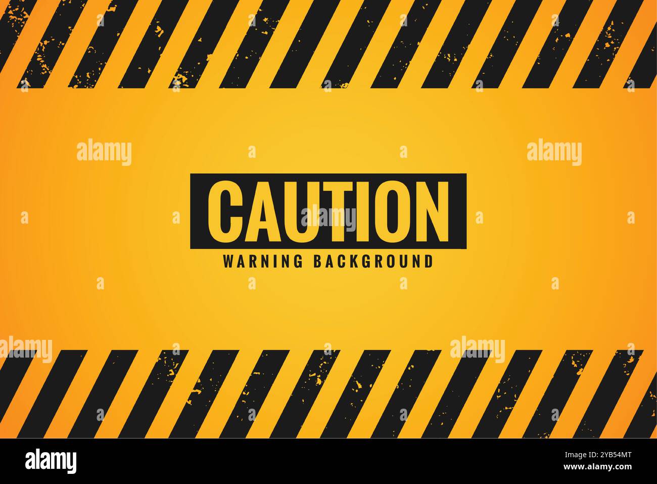 caution warning yellow background with black stripes Stock Vector Image ...