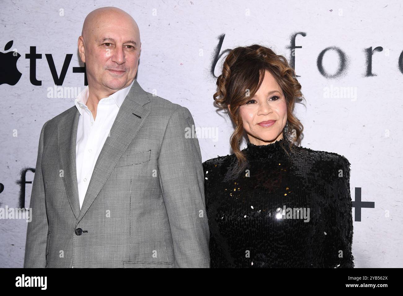 New York, USA. 16th Oct, 2024. (L-R) Eric Haze and Rosie Perez attend ...