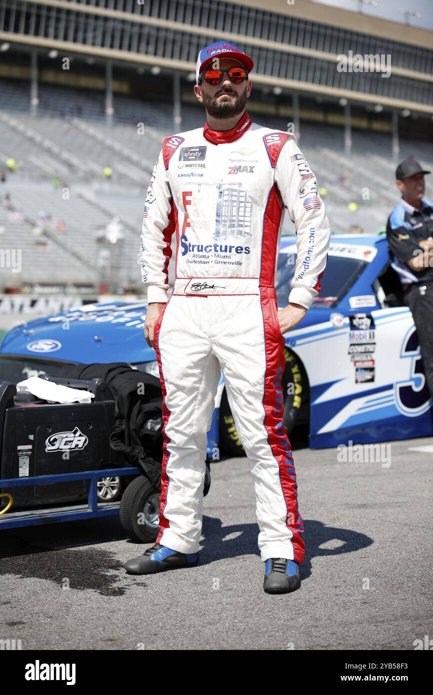 NASCAR Xfinty Driver, Jeremy Clements (51) takes to the track to ...