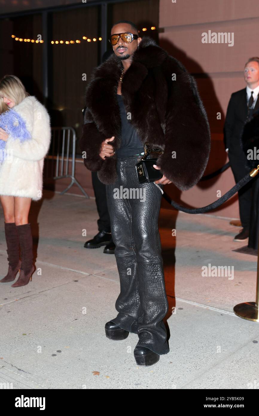 New York City. 15th Oct, 2024. NEW YORK - OCTOBER 15: LaQuan Smith is seen attending the Victoria's Secret Fashion Show 2024 after party at The Crane Club in Chelsea on October 15, 2024, in New York City. The model turned heads in a chic black ensemble as she joined other A-list celebrities for the glamorous event. Credit: Giada Papini Rampelotto/EuropaNewswire/dpa/Alamy Live News Stock Photo