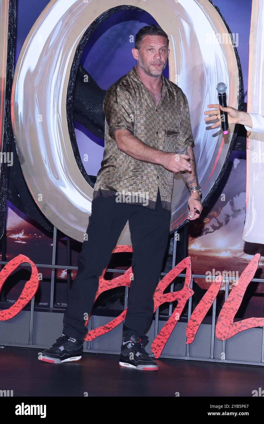 Venom: The Last Dance Red Carpet Tom Hardy attends the black carpet fan