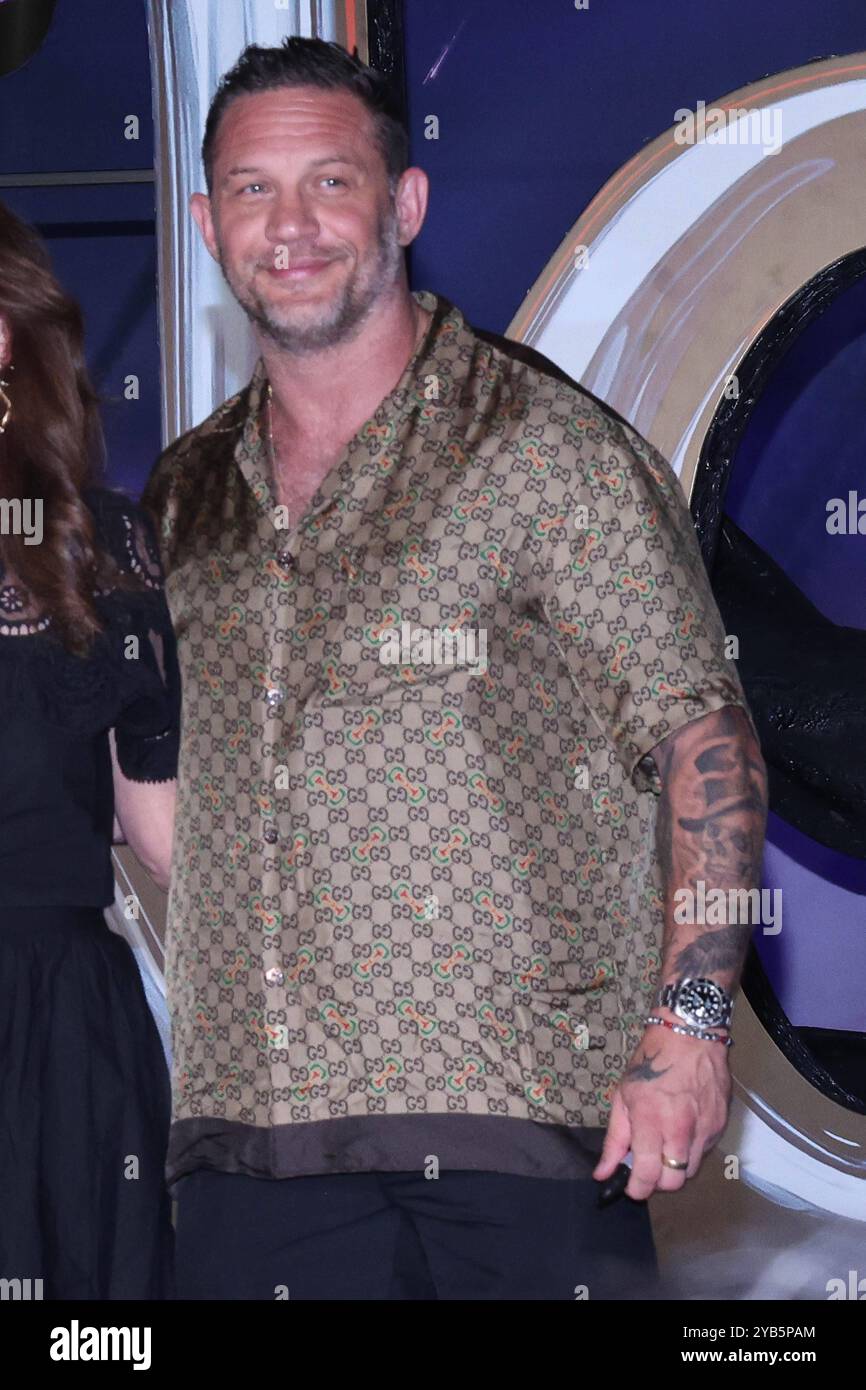 Venom: The Last Dance Red Carpet Tom Hardy attends the black carpet fan