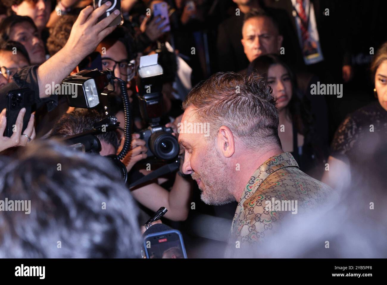 Venom: The Last Dance Red Carpet Tom Hardy attends the black carpet fan